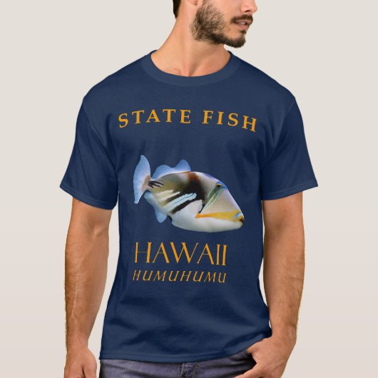 T-shirt Le Territoire d'Hawaii Poisson Le Humuhumu (Devant)