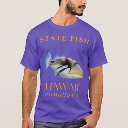 T-shirt Le Territoire d'Hawaii Poisson Le Humuhumu (Devant)