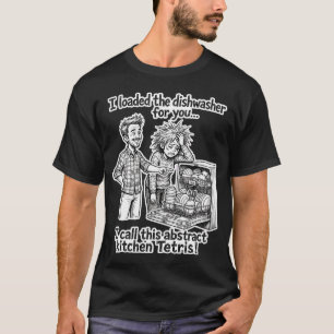 T-shirt Le Tetris du lave-vaisselle pour couples