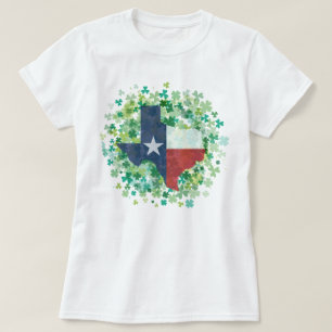 T-shirt Le Texas en trèfle - Saint Patrick's Day