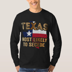 T-shirt Le Texas est le plus susceptible de se séparer