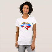T-shirt Le Texas pour Obama (Devant entier)