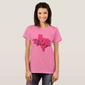 T-SHIRT LE TEXAS ROSE (Devant entier)