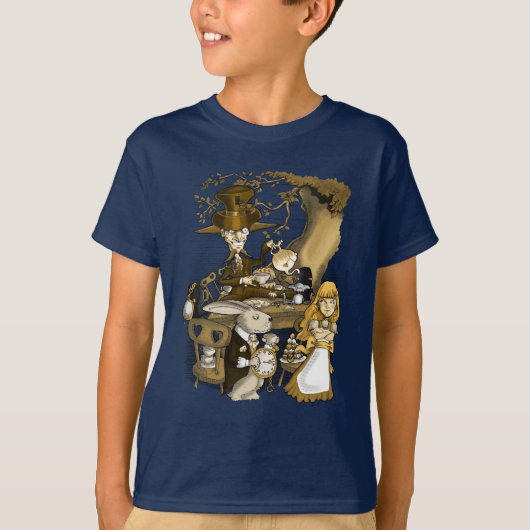 T-shirt Le thé du chapelier fou (Devant)