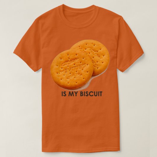 T-shirt Le thé riche est mon biscuit (Design devant)