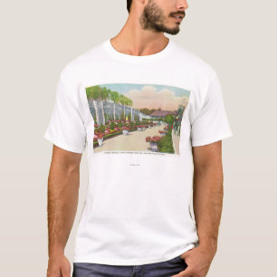T-shirt Le théâtre de jardin d'Oakes abaissent la terras