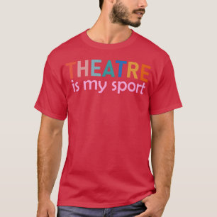 T-shirt Le théâtre est mon sport famille garçon