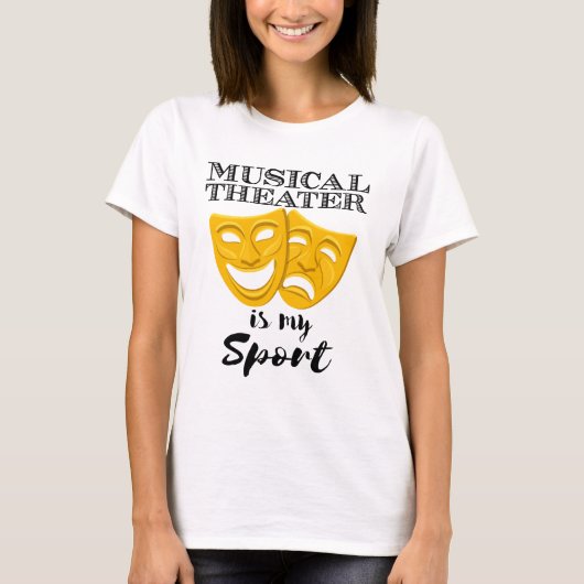 T-shirt Le Théâtre Musical Est Mon Sport (Devant)