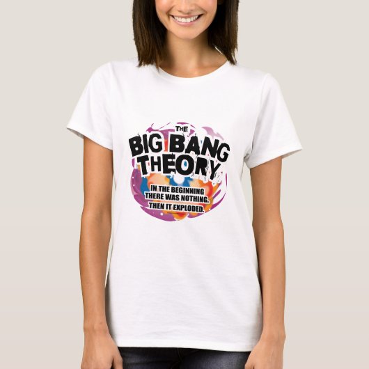 T-shirt Le théorie du Big Bang (Devant)