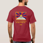 T-SHIRT LE THIBET LIBRE ! (Dos)