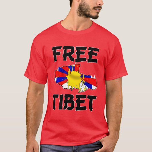 T-shirt le Thibet libre (Devant)