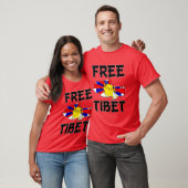 T-shirt le Thibet libre (Unisexe)