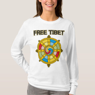 T-shirt Le Thibet libre Dharmacakra