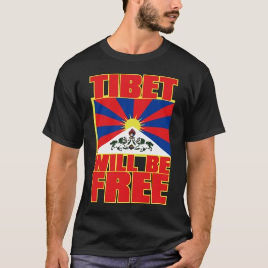 T-SHIRT LE TIBET SERA LIBRE (Devant)