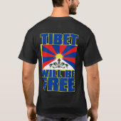 T-SHIRT LE TIBET SERA LIBRE (Dos)
