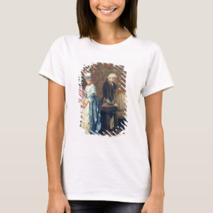 T-shirt Le tiff des amants, 1872 (huile sur le panneau)