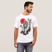 T-shirt Le Tigre Arrive (Devant entier)