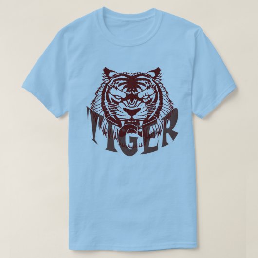 T-SHIRT LE TIGRE VEUT MANGER SA PROIE (Design devant)