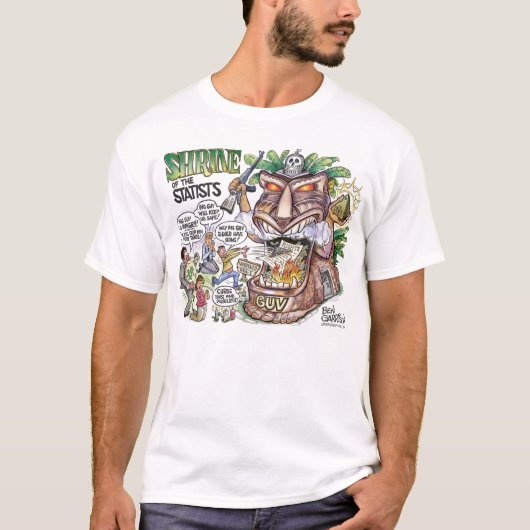 T-shirt Le tombeau de la chemise de Statists (Devant)