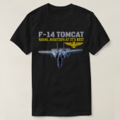 T-shirt Le Tomcat F14 en action (Design devant)