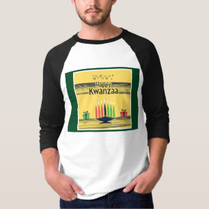 T-shirt Le ton chaud et célébratif de Kwanzaa de SlipperyJ