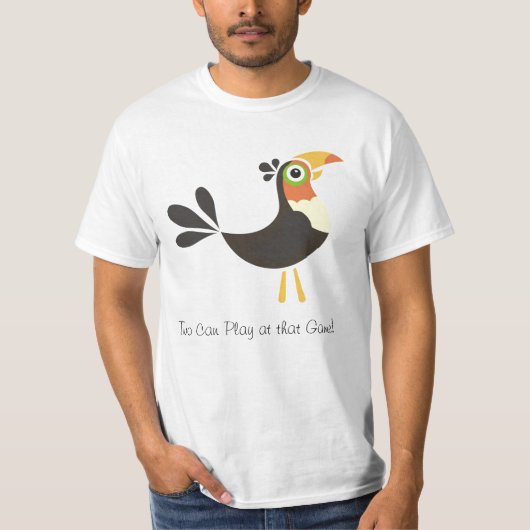 T-shirt Le toucan, deux peut jouer à ce jeu ! (Devant)
