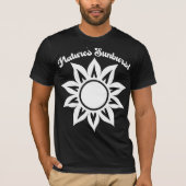T-shirt Le tournesol Starburst de la nature (Devant)