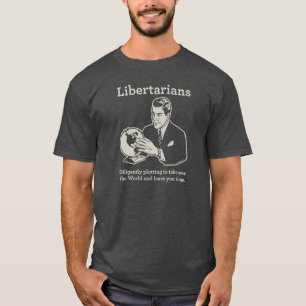 T-shirt Le tracé libertarien