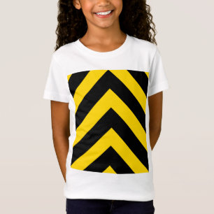 T-Shirt Le trafic audacieux de route gaffent des chevrons