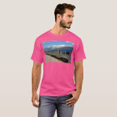 T-shirt Le Train Canadien Dans Les Rocheuses (Devant entier)