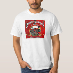 T-shirt Le train de canne à sucre avec des locomotives de