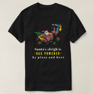 T-shirt Le traîneau du Père Noël rigolo est un Noël à esse