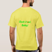 T-shirt le trait de repère, le vérifient Bobby ! (Dos)