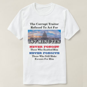 T-shirt Le Traître Corrompu A Refusé D'Agir Pendant 187 MI