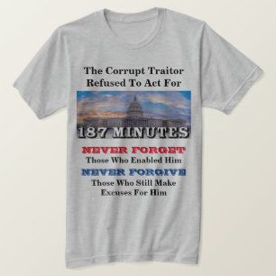 T-shirt Le Traître Corrompu A Refusé D'Agir Pendant 187 MI