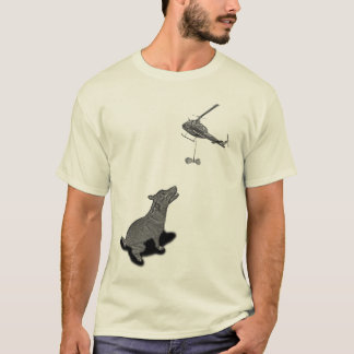 T-shirt Le transport aérien complet de festin de chien en