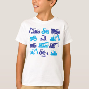 T-shirt Le transport mignon de construction usine