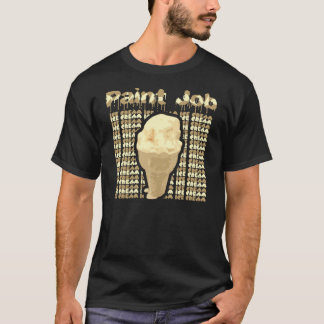 T-shirt Le travail de peinture de crème glacée