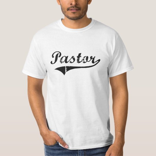T-shirt Le travail de professionnel de pasteur (Devant)