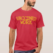 T-shirt Le travail des vaccins (Devant)