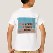 T-shirt Le travail dur crée des opportunités (Dos)