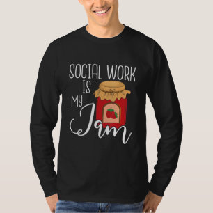 T-shirt Le travail social est ma passion Cas de travaill