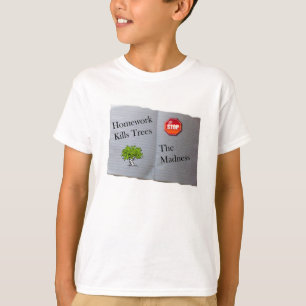 T-shirt Le travail tue des arbres