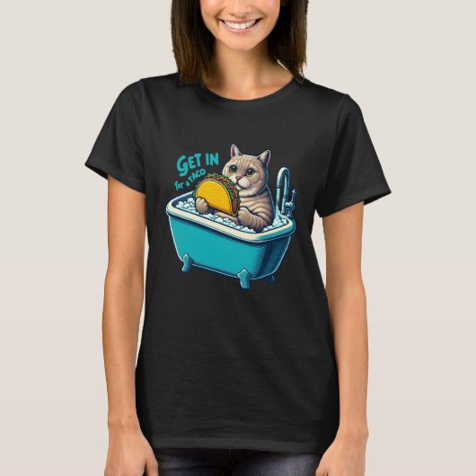 T-shirt Le tremblement de Feline Taco (Devant)