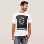 T-shirt Le Triangle qui Dégouline (Devant entier)