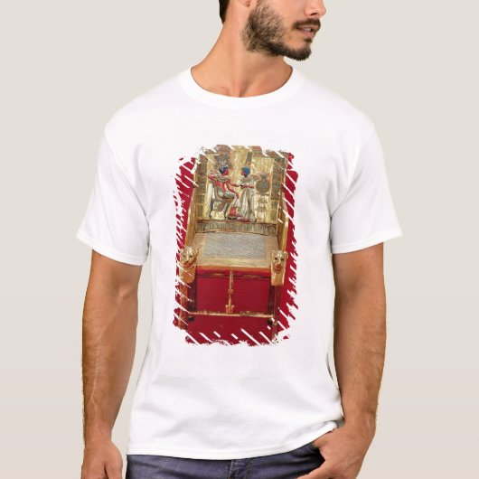 T-shirt Le trône, de la tombe de Tutankhamun (Devant)