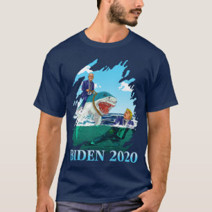 T-shirt Le Trump hait les requins lors des élections de Jo