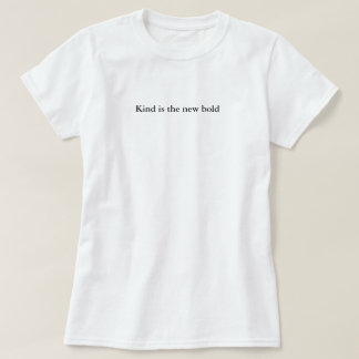 T-shirt Le type est le nouveau Bold Simple Custom