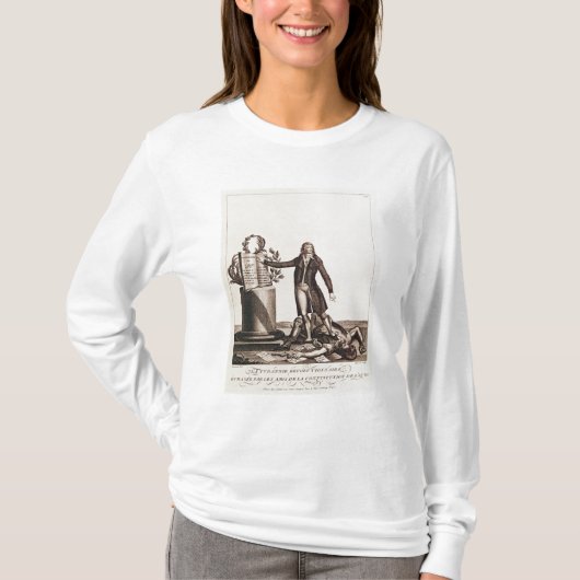 T-shirt Le tyran de la révolution écrasée (Devant)