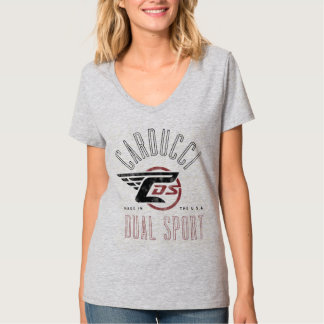 T-shirt Le V-cou des femmes classiques de voûte